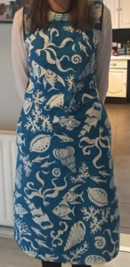 fish pattern dress